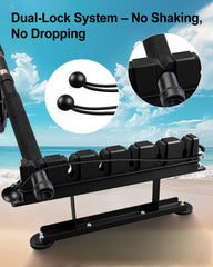 Soft EVA foam slots cushion rods
