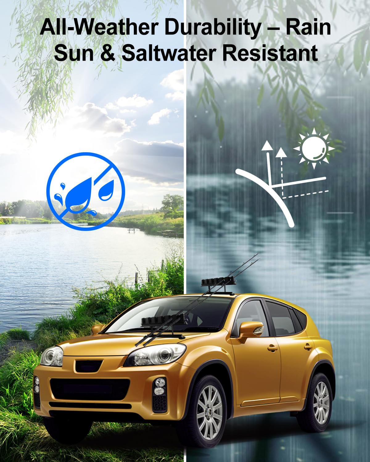Rust-proof all-weather construction for trucks and SUVs