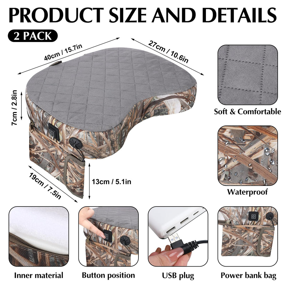 Thyle foldable hunting seat cushion shown for portable warmth in the field.