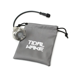 Tidal Wake waterproof quick-connect allows tool-free removal after a day on the water.