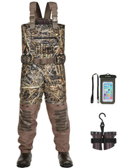 TIDEWE breathable insulated chest wader shell for abrasion resistance and dry comfort.