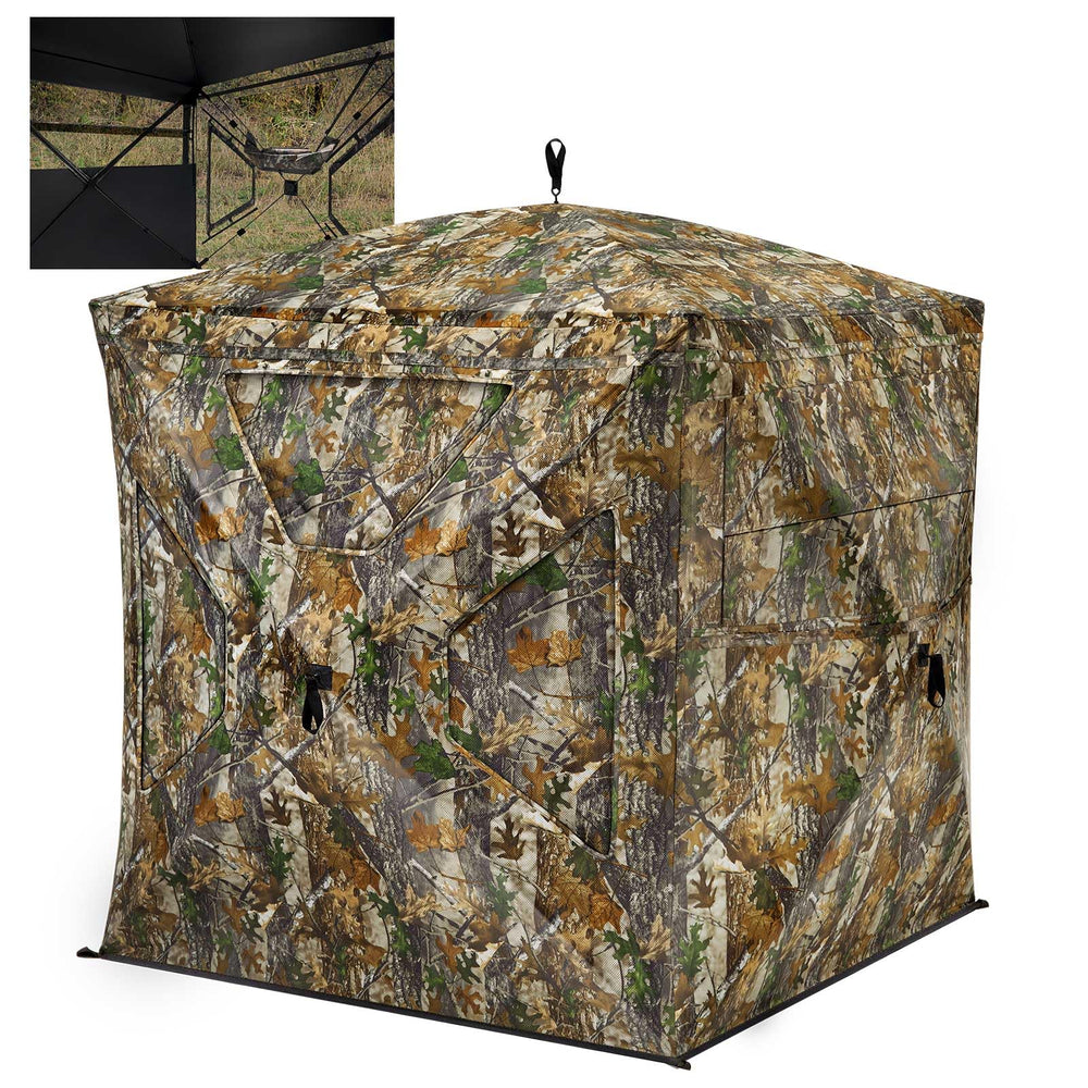 TIDEWE hunting blind 270° see-through design for full visibility with concealment.