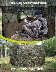 TIDEWE hunting blind silent windows enable noiseless adjustments