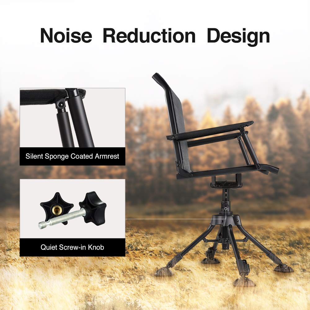 TIDEWE chair with shoulder and compression straps for easy transport