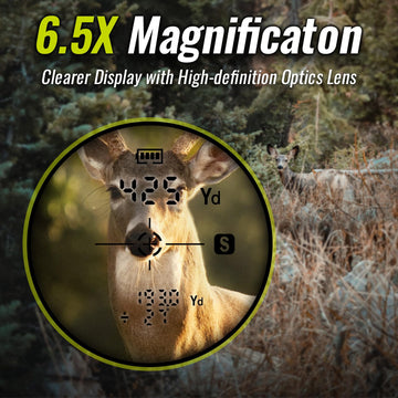TIDEWE rangefinder mini distance measurement outputs fast yardage readings.