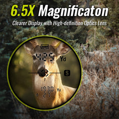 TIDEWE rangefinder mini distance measurement outputs fast yardage readings.