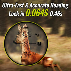 TIDEWE rangefinder mini LCD display provides clear readings in low light.