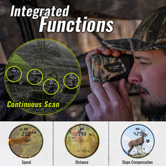 TIDEWE rangefinder rechargeable battery shows long-lasting power for extended hunting sessions