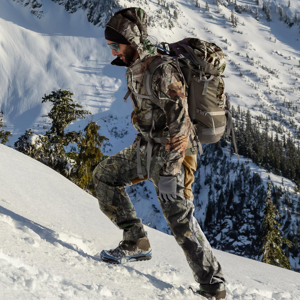 TIDEWE water-resistant heated pants with fleece padding keep you dry and warm.