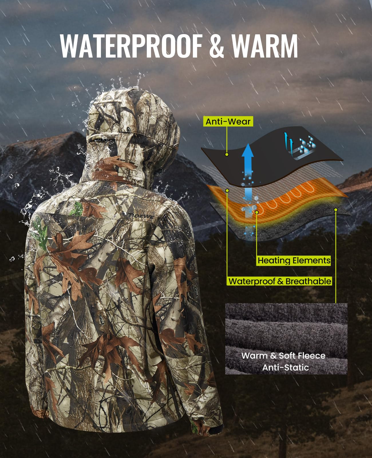 TIDEWE water and wind resistant exterior built for harsh outdoors