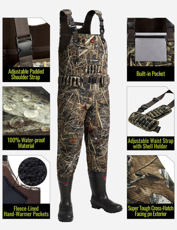 TIDEWE waterproof seams and durable construction withstand rain and spray.