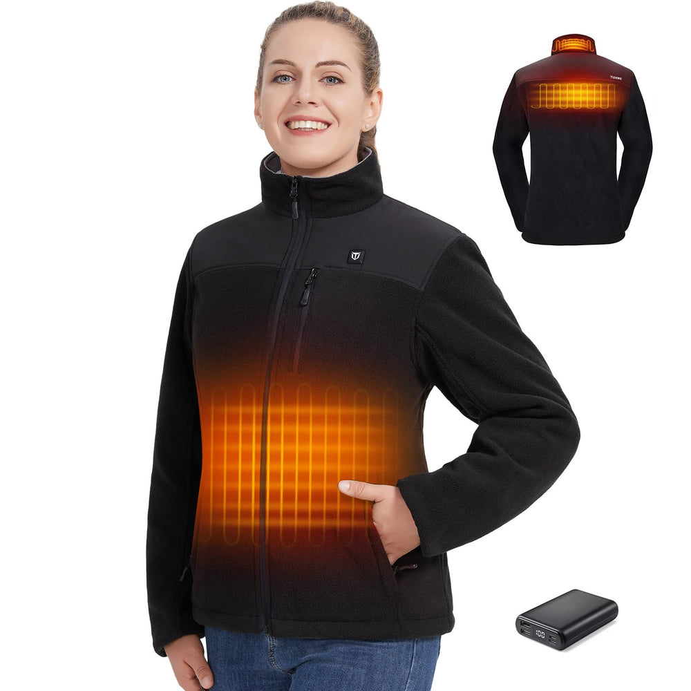 TIDEWE heated jacket with color heat indicators for easy control during hunts