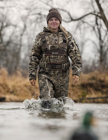 TIDEWE women's waders slim-fit design for comfortable wear