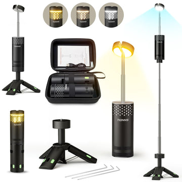 TIDNNS camping-lantern-extended-telescopic offers bright, adjustable beam for camping nights.