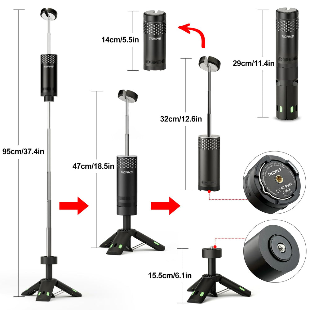 TIDNNS camping-lantern-ipx5-waterproof withstands rain and rugged outdoor conditions.