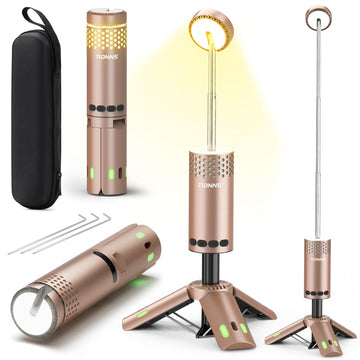 TIDNNS camping lights detachable head with magnetic base for quick mounting.