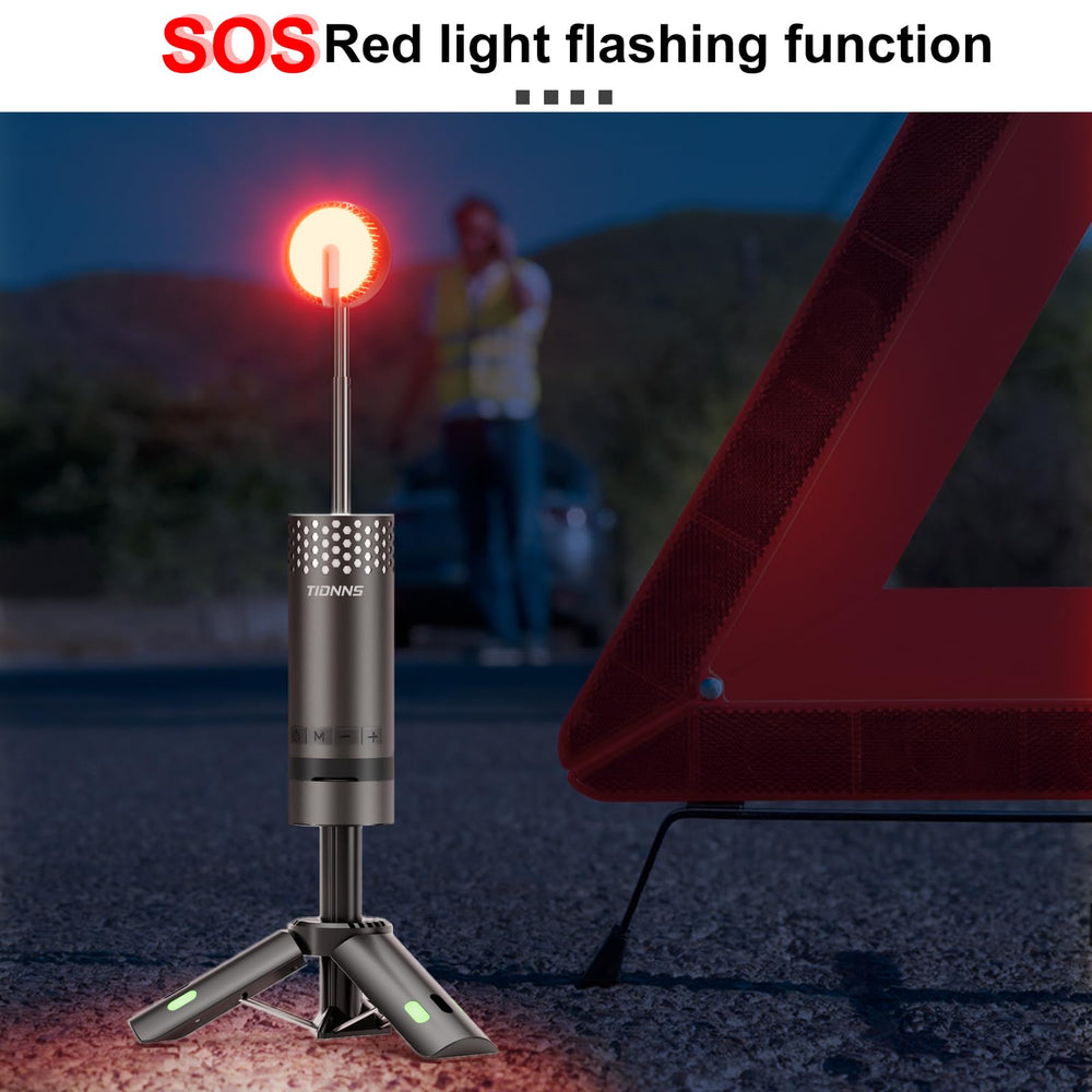 TIDNNS IPX5 waterproof rating for rain-ready outdoor use