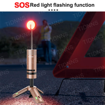 TIDNNS camping lights telescopic extension reaches 37-6 inches for wide-area illumination at night