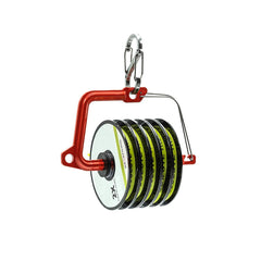 TIEMCO 139014 SA Switch Tippet Holder chartreuse vertical storage for versatile fishing setup