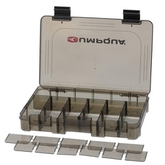 TIEMCO 3618 Amplifier Fly Box gray, clear lid for easy dry fly and streamer selection