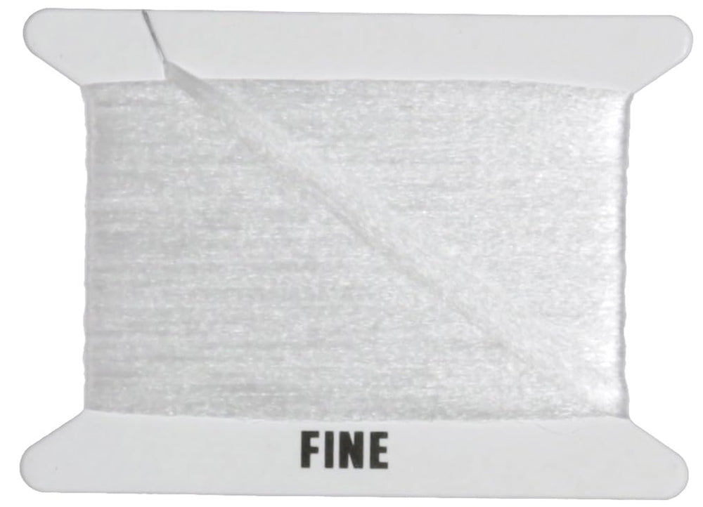 TIEMCO Aerodry Wing Fine Plain #16 close-up texture shows hollow, air-filled construction.
