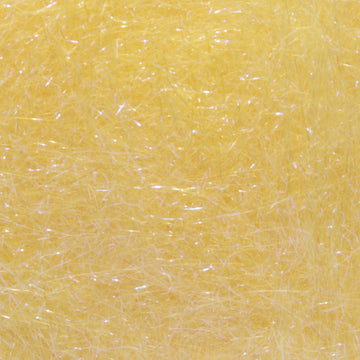 TIEMCO Ice Dub UVLT Yellow enhances visibility and texture on bodies.
