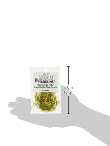 TIEMCO Hairline Dubbing Olive BR265 wrap detail shows easy body construction