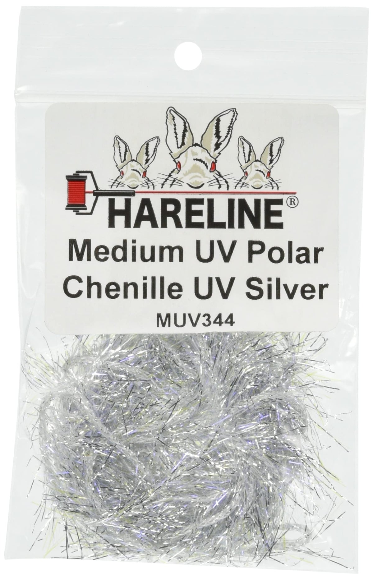TIEMCO Hairline Dubbing UV Polar Chenille used for body wrap with UV glow