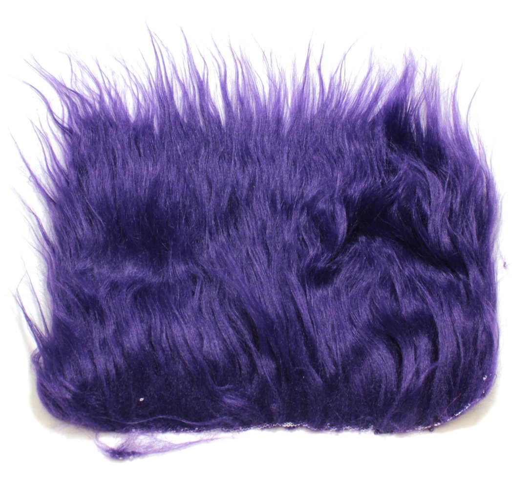 TIEMCO Hareline Pseudo Hair Purple close-up reveals fine fibers perfect for tapered flies.
