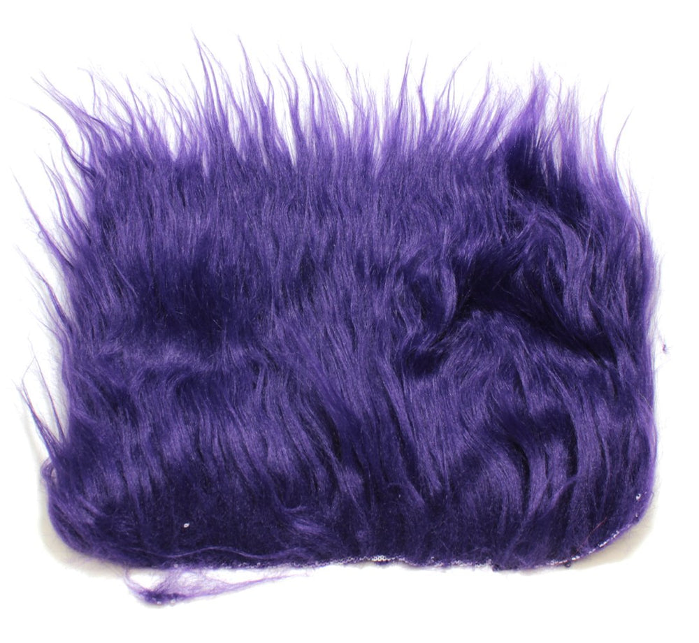 TIEMCO Hareline Pseudo Hair Purple close-up reveals fine fibers perfect for tapered flies.