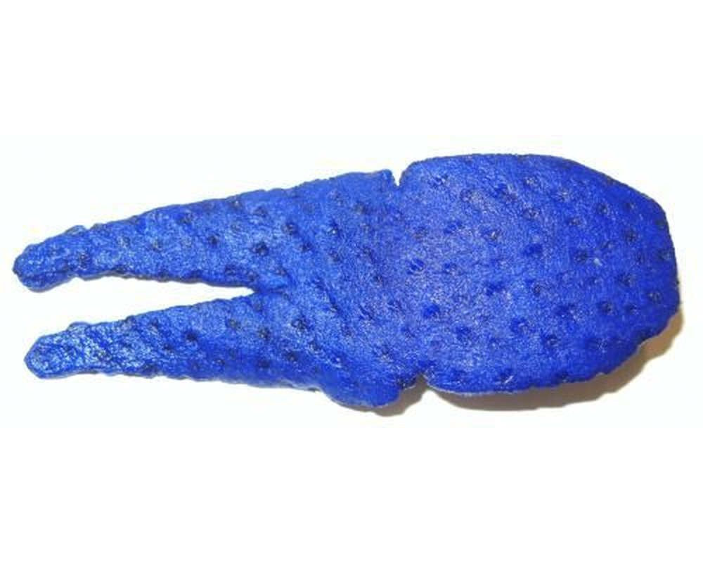 TIEMCO Jumbo Pork Frog with beveled face, ideal for bass and northern pike lures.