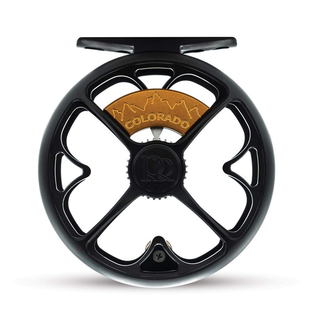 TIEMCO Los Colorado Matte Black 2/3 Reel – front view