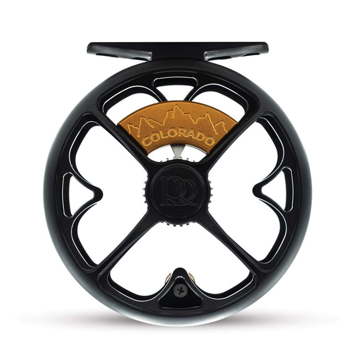 TIEMCO Los Colorado Matte Black 2/3 Reel – front view
