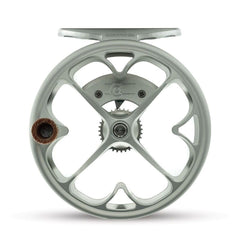TIEMCO Ross Colorado Matte Platinum 4/5 Reel - side profile