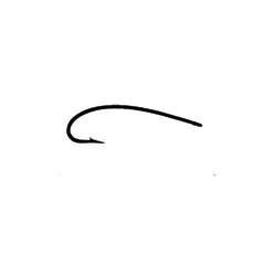 TIEMCO TMC 200R semi-dropped point hook for confident hook sets in stream fishing.