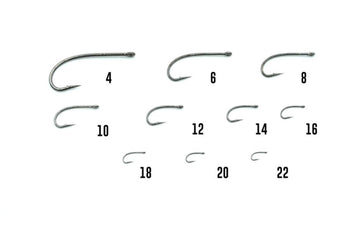 TIEMCO TMC 201R size 22 demonstrates heavy wire strength for secure hook holds.