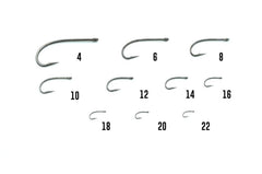TIEMCO TMC 201R size 22 demonstrates heavy wire strength for secure hook holds.