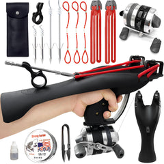 TIETHEKNOT slingshot ergonomic handle for ambidextrous comfort and control.