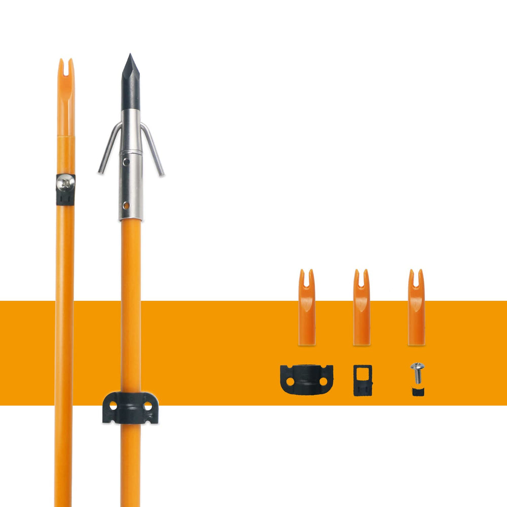 Tiger Archery fixed nocks with glue for durable assembly