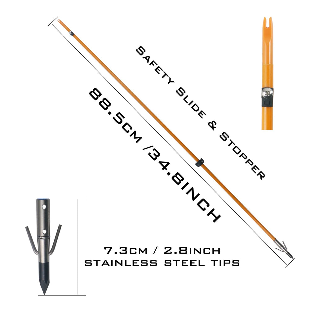 Tiger Archery safety stopper and slides pre-installed for accuracy