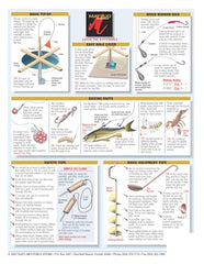 Tightlines Ice Fishing Chart 14 rigs diagrams highlights step-by-step visuals to learn multiple rigs quickly.