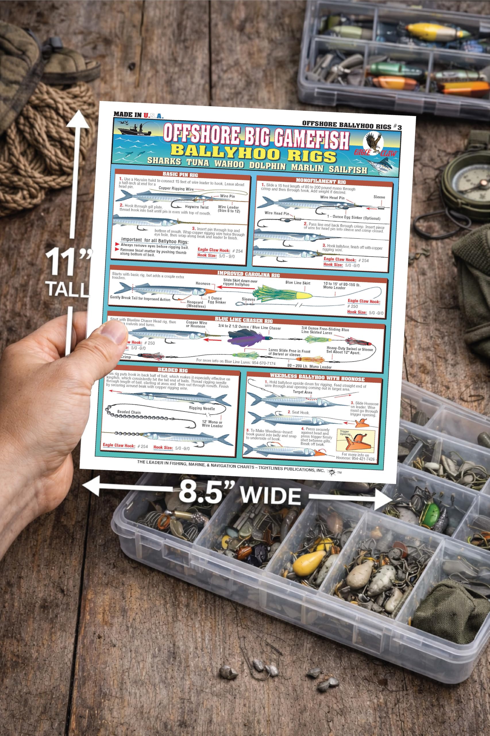 Tightlines multi-rig guide pages illustrate diverse rigging techniques