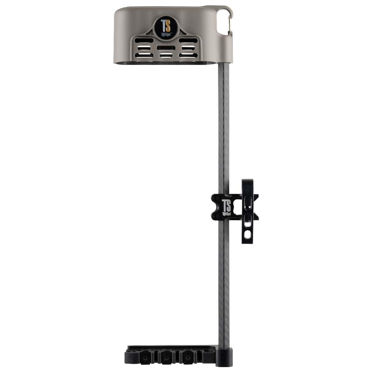 TightSpot Airlock 4-arrow quiver Granite finish shows lightweight balance for stable field shooting.