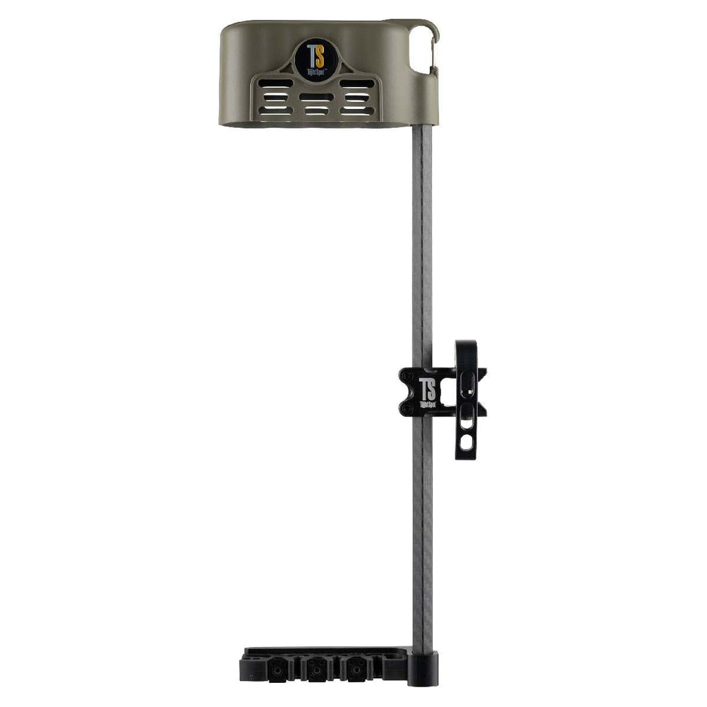 TightSpot Airlock 4-Arrow Quiver Moss Green side view for balanced field use