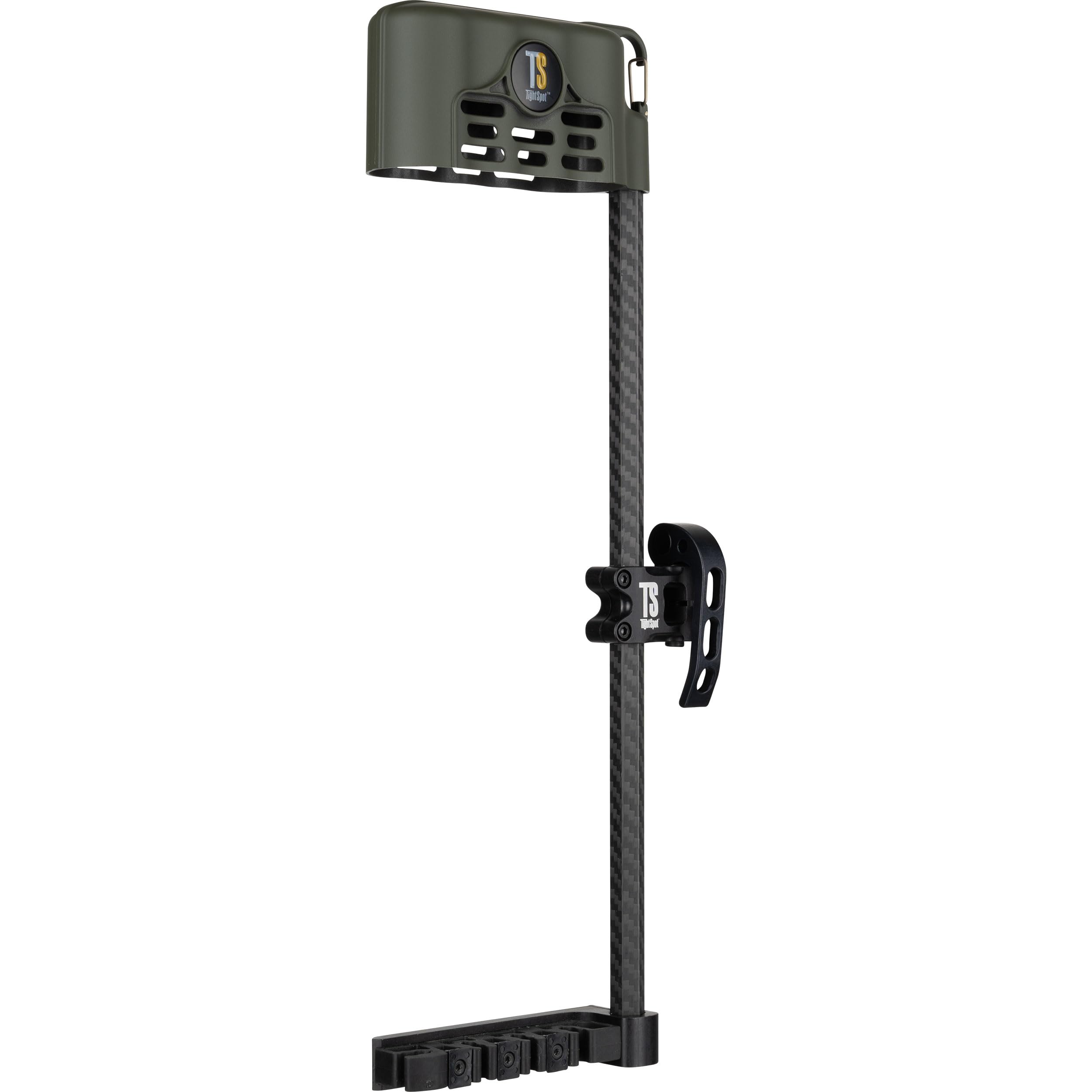 TightSpot Airlock 4 Arrow Quiver top adjustment highlights balanced setup for stable aiming.