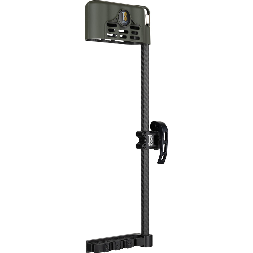 TightSpot Airlock 4 Arrow Quiver top adjustment highlights balanced setup for stable aiming.