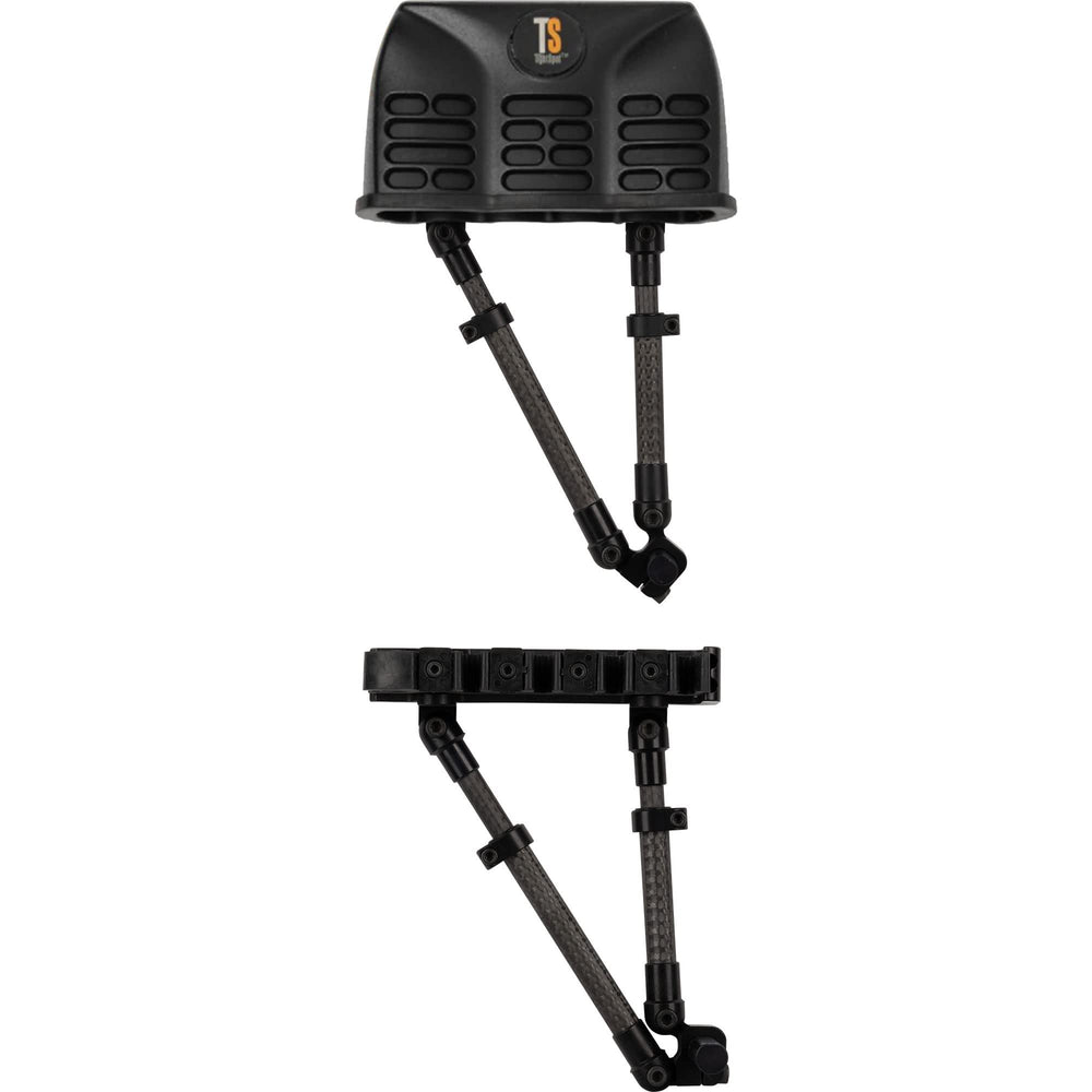 TightSpot Pivot quiver 5-arrow in black offers lightweight balance for quick follow-up shots.