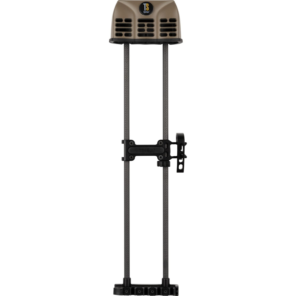 TightSpot Quiver Lite left-handed 5-arrow saddle tan with Quick Draw improves bow balance