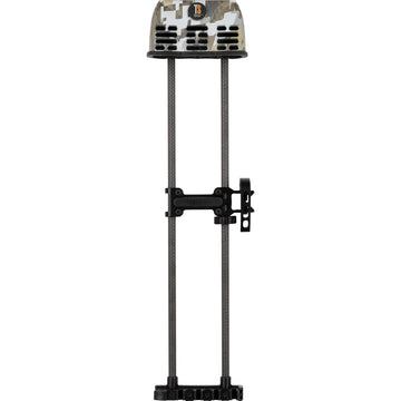 TightSpot quiver lite with Quick Draw visual demonstrates one-handed removal and secure arrow grip.