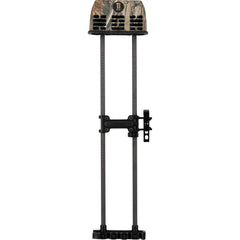TightSpot Quiver Lite Real Tree Edge, left-handed, fast-access arrow storage for hunting.